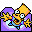 Folder Bart reaching up purple